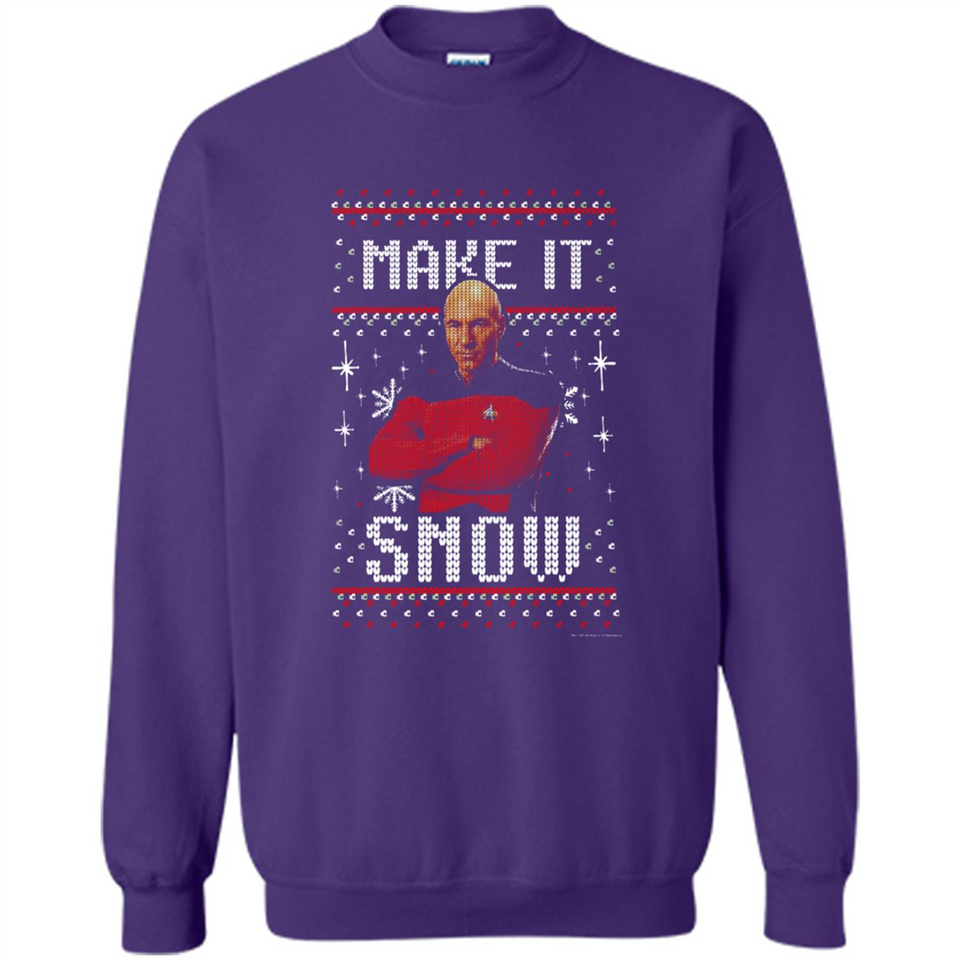 Make It Snow Jean-Luc Picard Star Trek PINGPONG