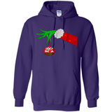 GRINCH HAND HOLDING CHRISTMAS ORNAMENT - DON'T BE A GRINCH PINGPONG