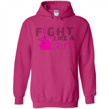 Fight Like A Girl Breast Cancer Awareness - Hoodie