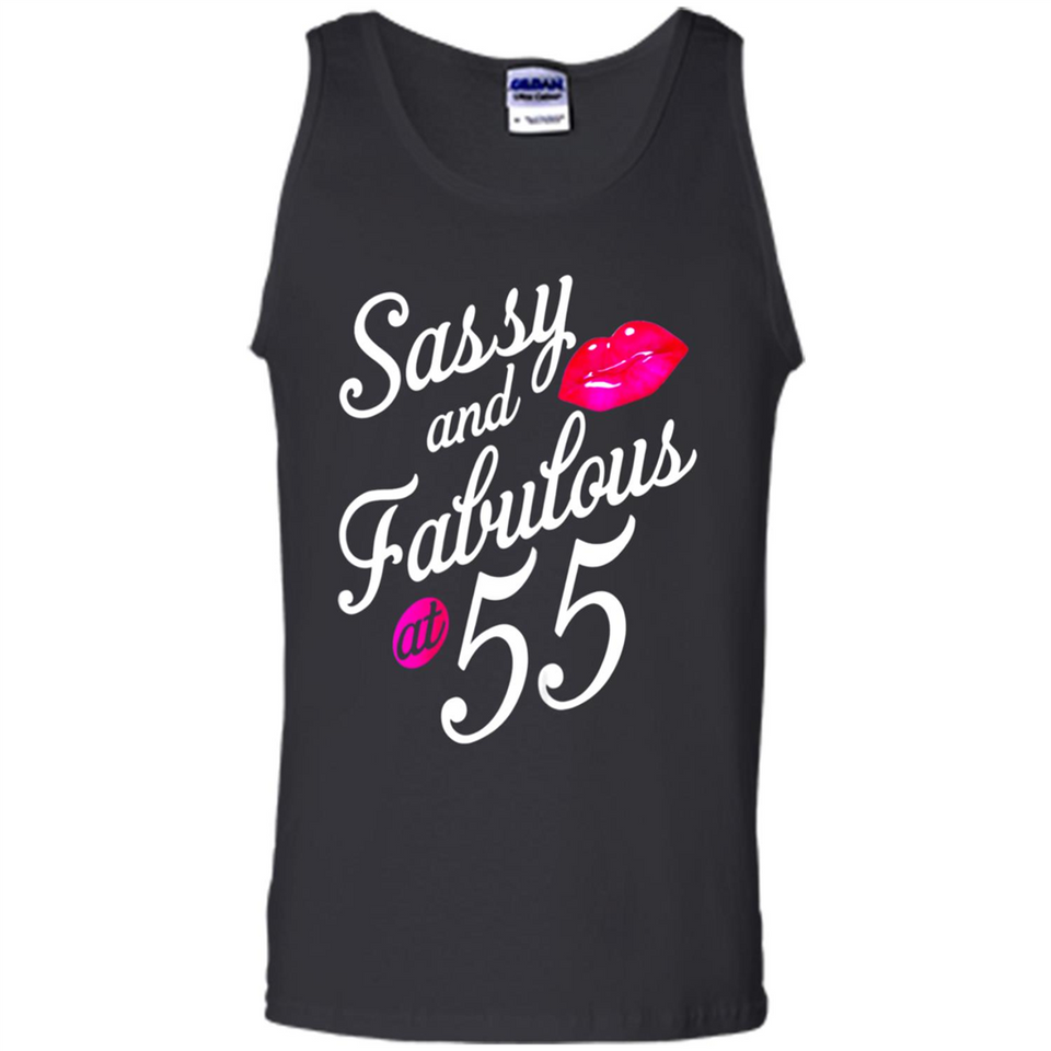 Sassy and Fabulous at 55 - 55th Birthday - Tank Top