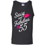 Sassy and Fabulous at 55 - 55th Birthday - Tank Top