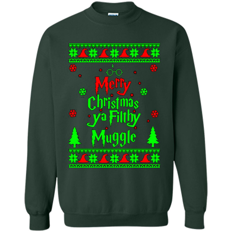 Merry Christmas ya filthy animal ugly sweater PINGPONG