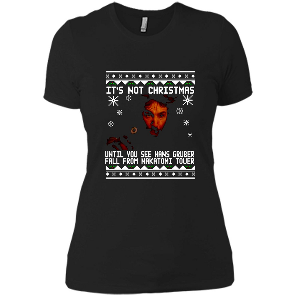 It's Not Christmas Until You See Hans Gruber Fall Ugly Christmas PINGPONG