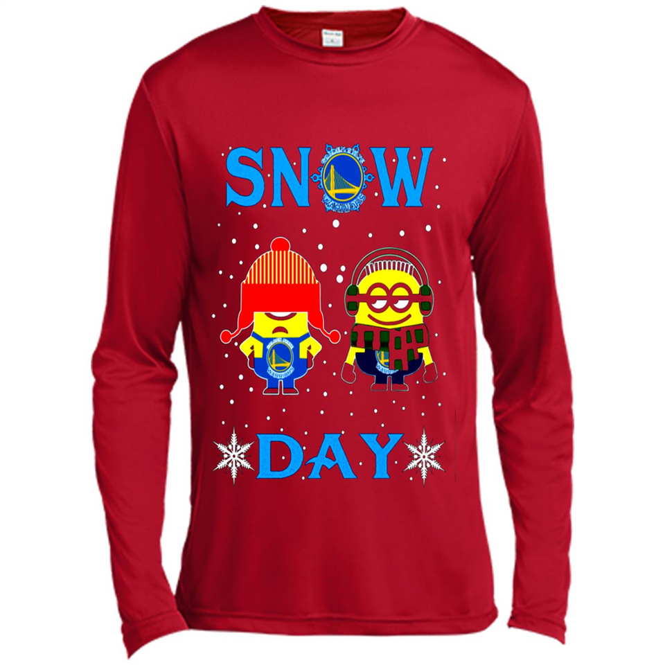 Snow Day Shirt For Golden State Warriors Vs Minion Fans pingpong