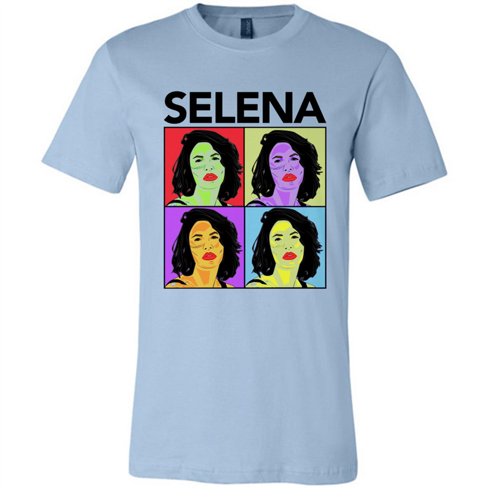 Selena Quintanilla Pop Art - Canvas Unisex T-Shirt