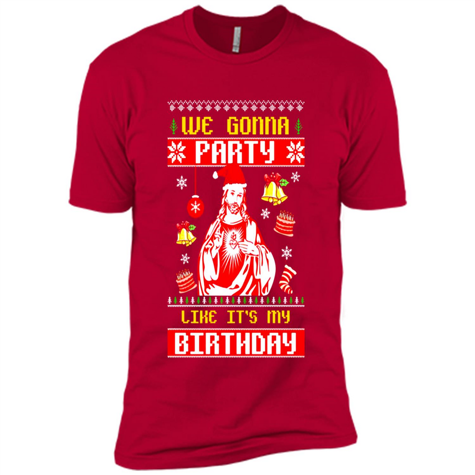 We Gonna Party Like It's My Birthday Jesus Christmas PINGPONG
