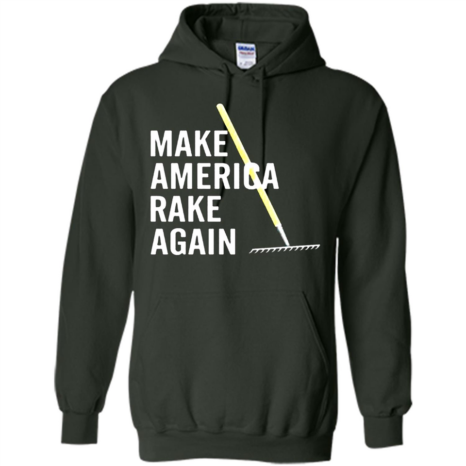 Make America Rake Again California Fires Paradise Youth T-Shirt PINGPONG - Hoodie