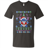 Stitch ugly christmas sweater - Men's V-Neck