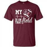 Houston Texans Football My Heart is on that Field - Shirt