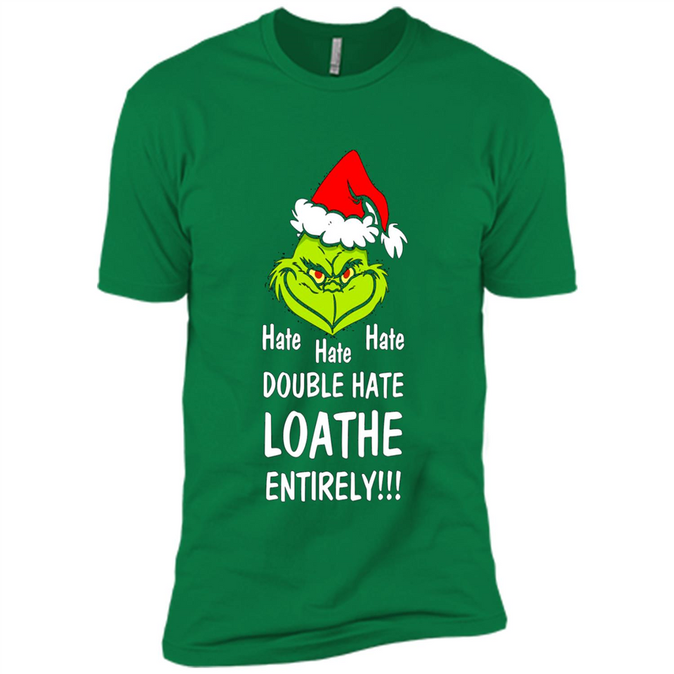 Mr Grinch hate hate hate double hate loathe entirely sweater PINGPONG