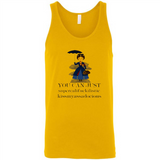 Mary Poppins Clipart You Can Just Supercalifuckilistic Kissmyassadocious MERCHCUTE - Canvas Unisex Tank