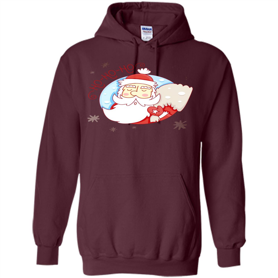 Cute Santa Claus Ho Ho Ho - Hoodie