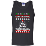 Namastay at home and wait for Santa Christmas sweatshirt PINGPONG
