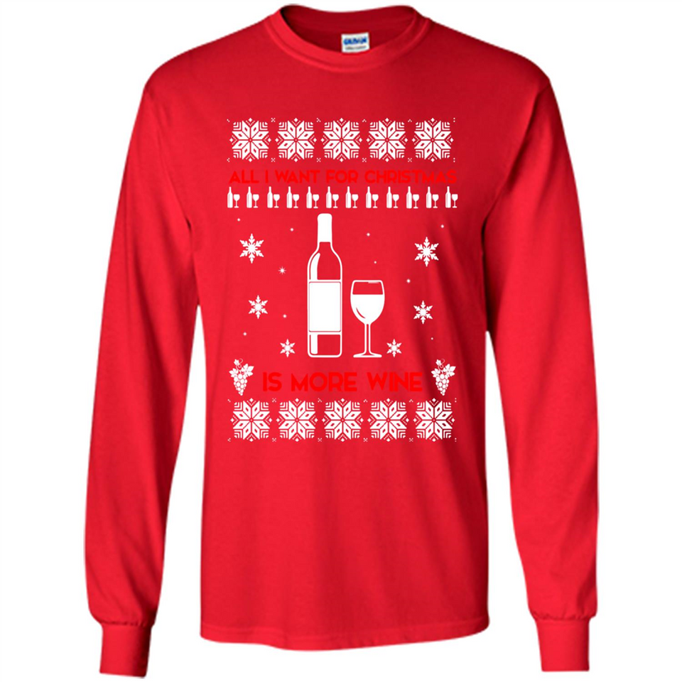 All I Want For Christmas is Wine Ugly sweater PINGPONG