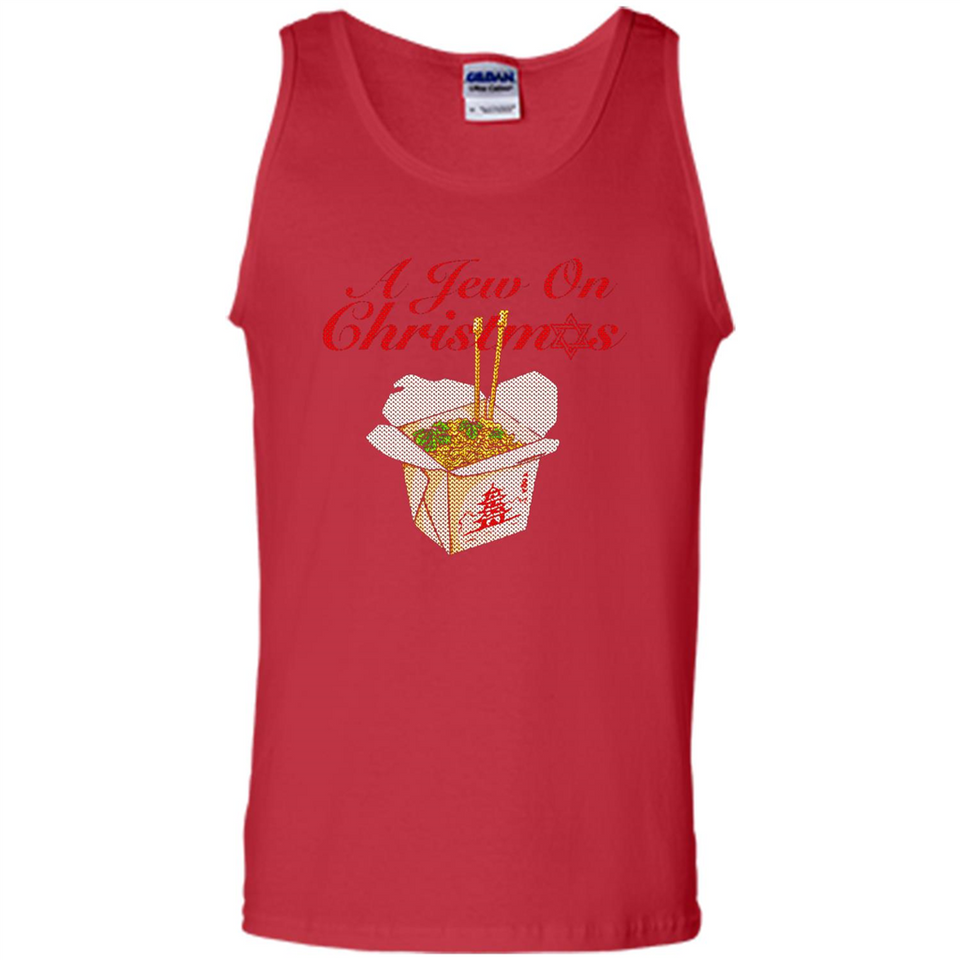 Christmas Ugly Sweater A Jew On Christmas - Tank Top