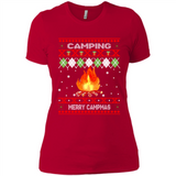 Merry Campmas Ugly Christmas - Ladies' Boyfriend T-Shirt