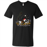Let Heaven And Nature Sing Christmas Sweater PINGPONG - Men's V-Neck