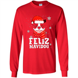 Feliz Navidog Boston Terrier Dog Ugly Xmas Sweater PING PONG