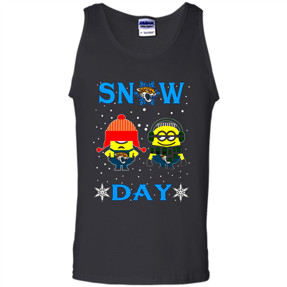 Snow Day Shirt For Jacksonville Jaguars Vs Minion Fans pingpong