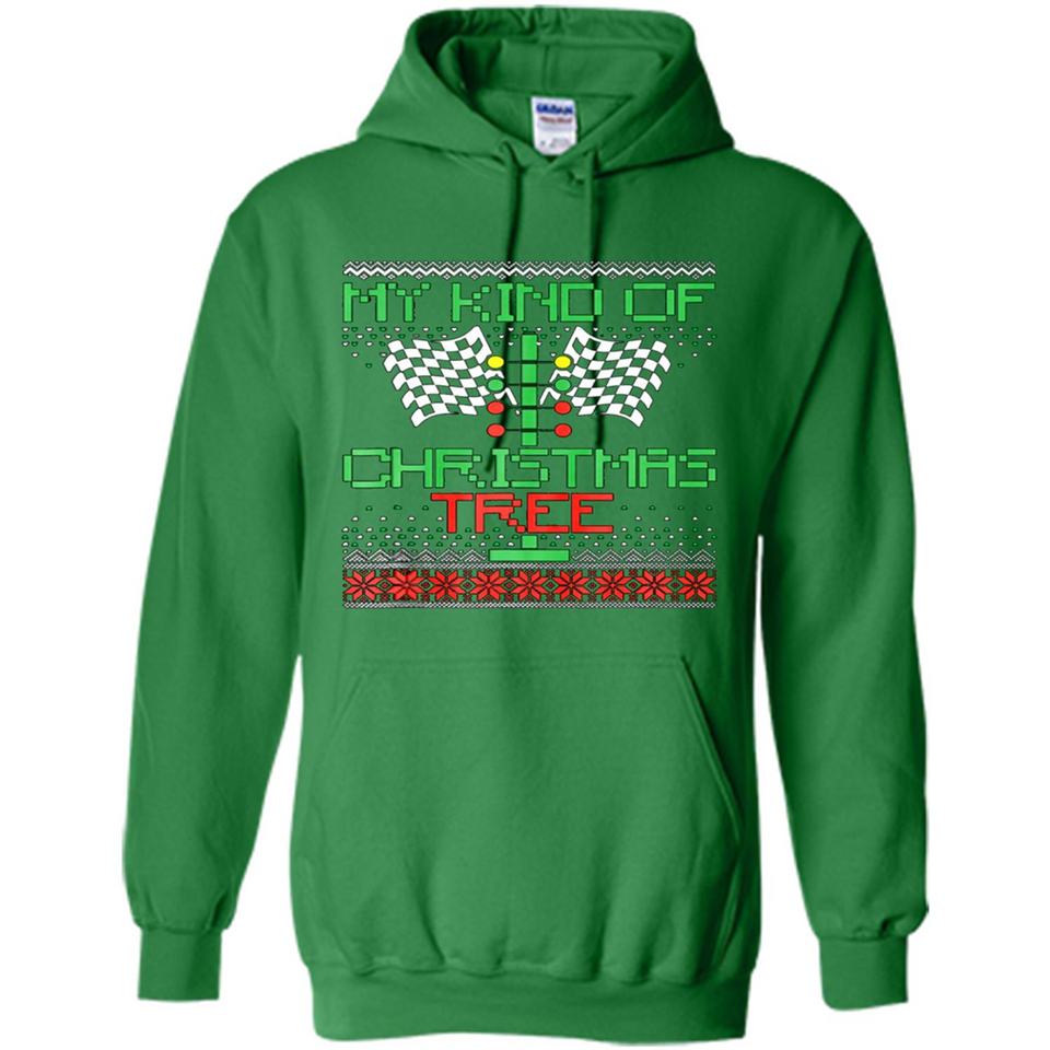 Funny Drag Racing Ugly Christmas Holiday Tree PING PONG