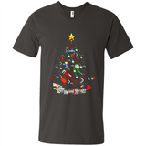 Merry And Bright Plumber Christmas Tree Shirt PINGPONG - Men's V-Neck