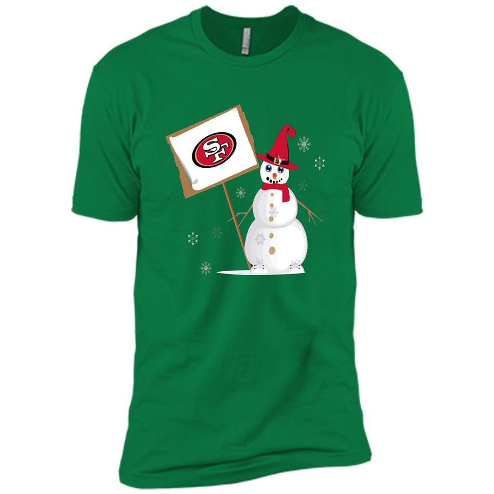 San Francisco 49ers Snowman Funny