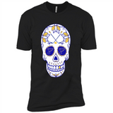 St. Louis Blues Hockey Sugar Skull Day of the Dead