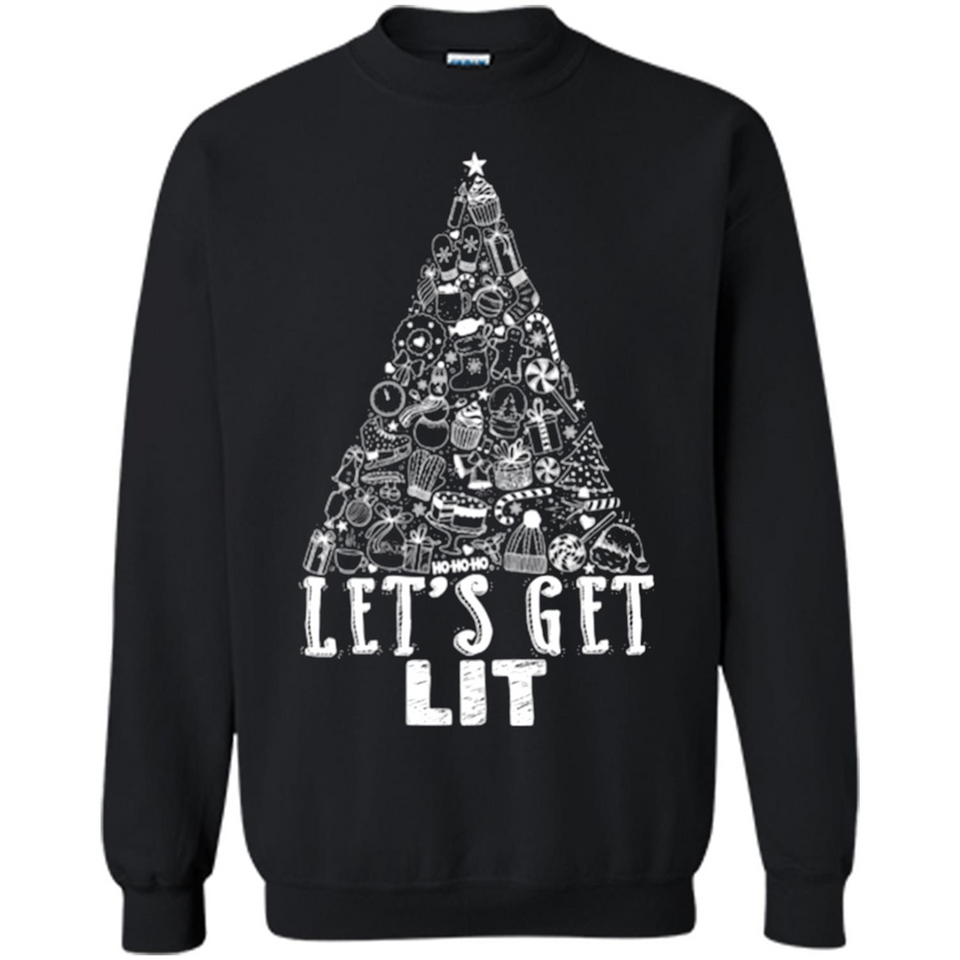 Let's Get Lit - Funny Christmas Tree