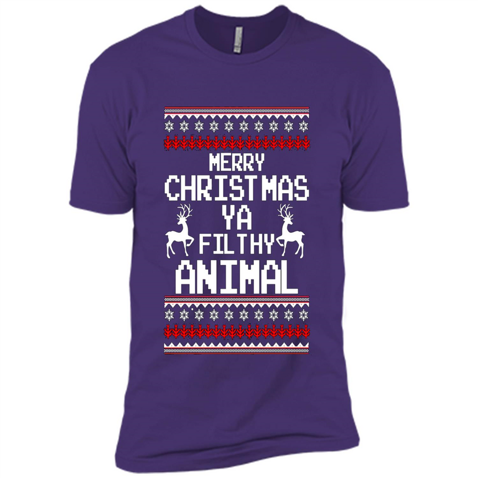 Merry Christmas ya filthy animal ulgy sweater PINGPONG