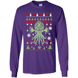 Octopus Ugly Sweater Christmas - Long Sleeve T-Shirt