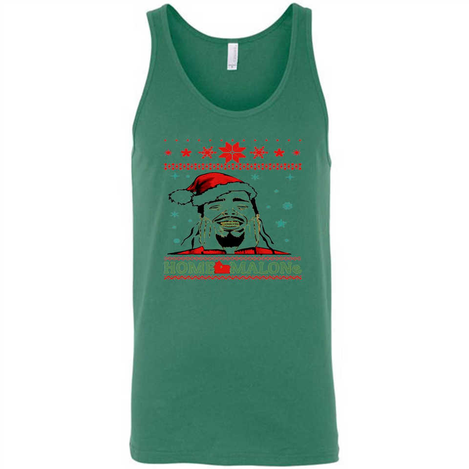 Home Malone Christmas Sweater PINGPONG - Canvas Unisex Tank