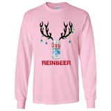 Coors Light Reinbeer Funny Beer Reindeer Christmas Sweatshirt - Long Sleeve T-Shirt