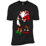 Merry Christmas Santa Claus With Big Dog sweater PINGPONG