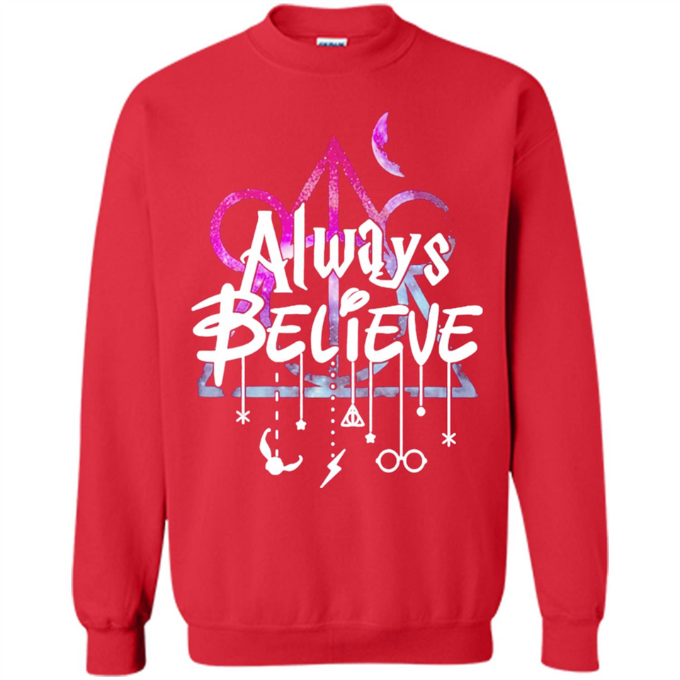 HIPPIE MOON MICKEY DEATHLY HALLOWS ALWAYS BELIEVE