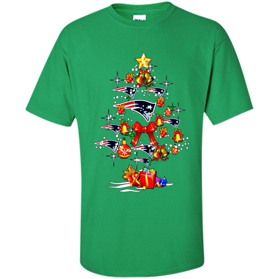 New England Patriots Christmas Tree sweater PINGPONG