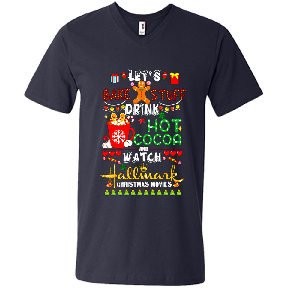 Let's Bake Stuff Drink Hot Cocoa Hallmark-Christmas Movies Sweatshirt PINGPONG