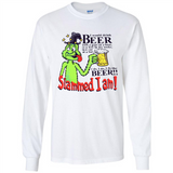 Slammed I Am I Would Drink Beer With A Goat On A Boat Shirt - Long Sleeve T-Shirt