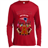 New England Patriots NFL Reindeer Funny Merry Christmas And Happy New Year