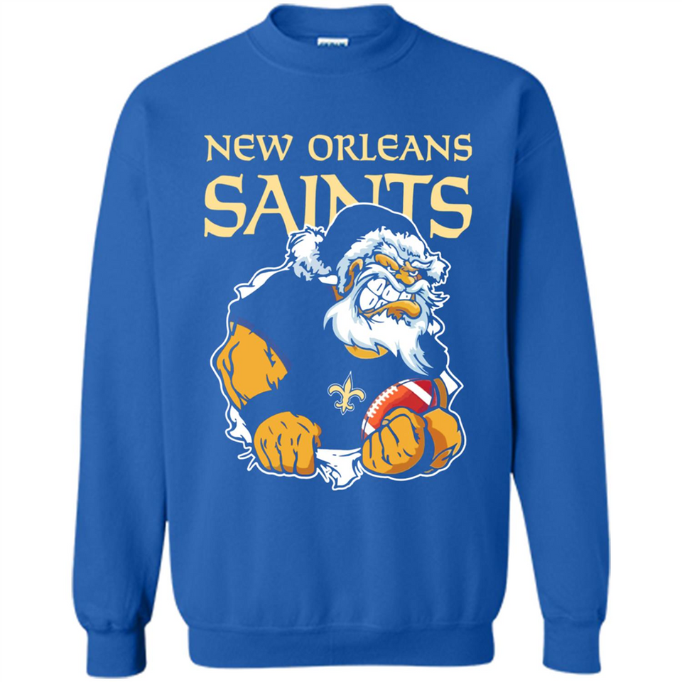 Grumpy Santa Claus New Orleans Saints Football Team PINGPONG