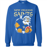 Grumpy Santa Claus New Orleans Saints Football Team PINGPONG