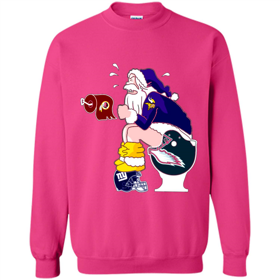 Minnesota Vikings Toilet Santa Claus PINGPONG