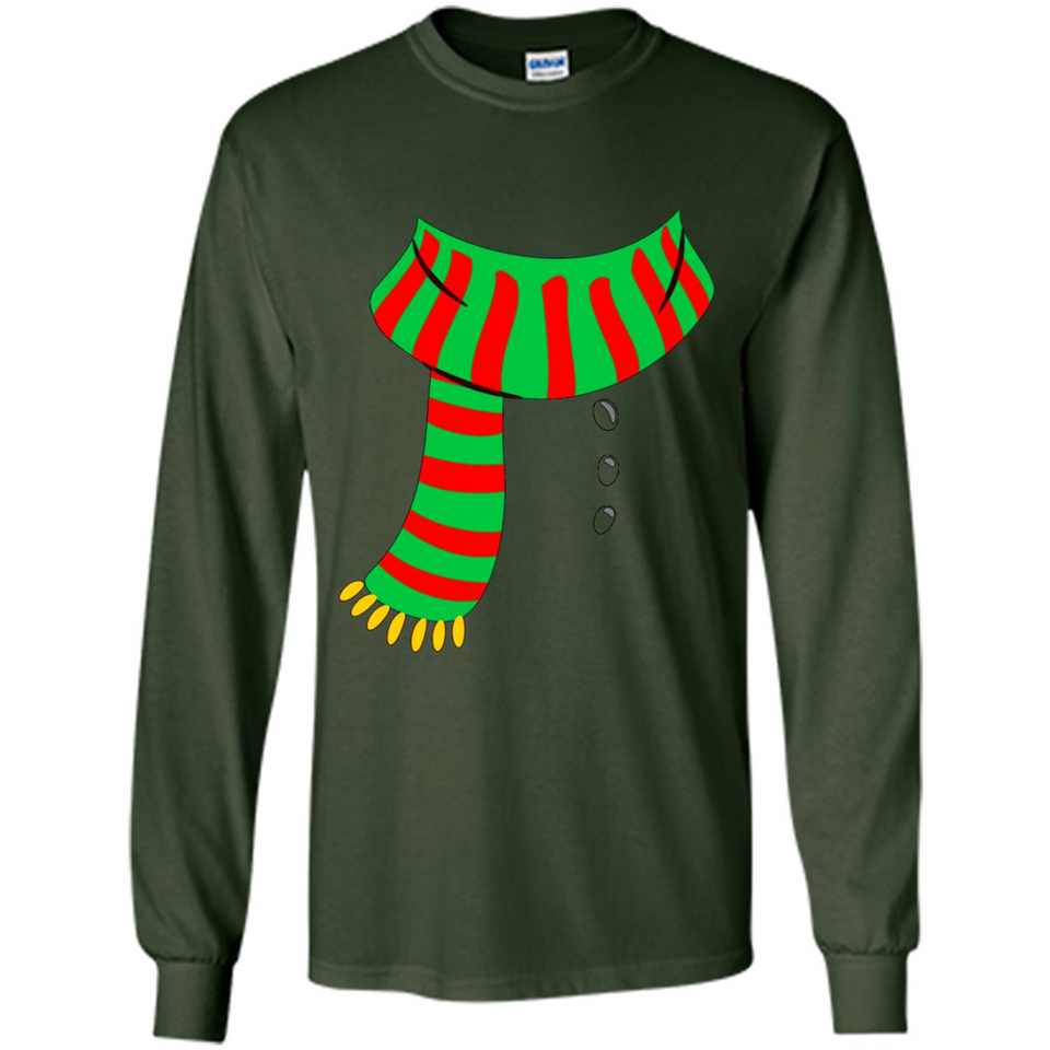 Snowman Scarf Costume T-shirt Christmas