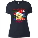 Christmas Doge Meme Shirts Funny Santa Shiba Inu Dog - Ladies' Boyfriend T-Shirt