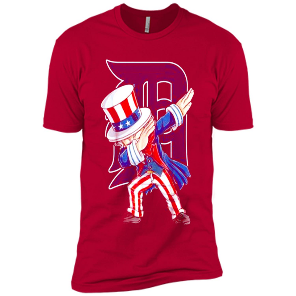 MLB DETROIT TIGERS UNCLE SAM DABBING INDEPENDENCE DAY