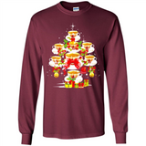 Tea Christmas Tree T-shirt Funny Tea Xmas Gift