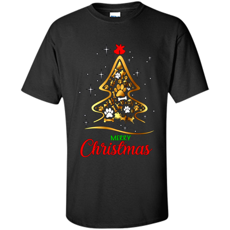 Merry Christmas Dogs Christmas Tree PING PONG