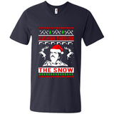 Narcos dashing through the snow Christmas sweatshirt PINGPONG