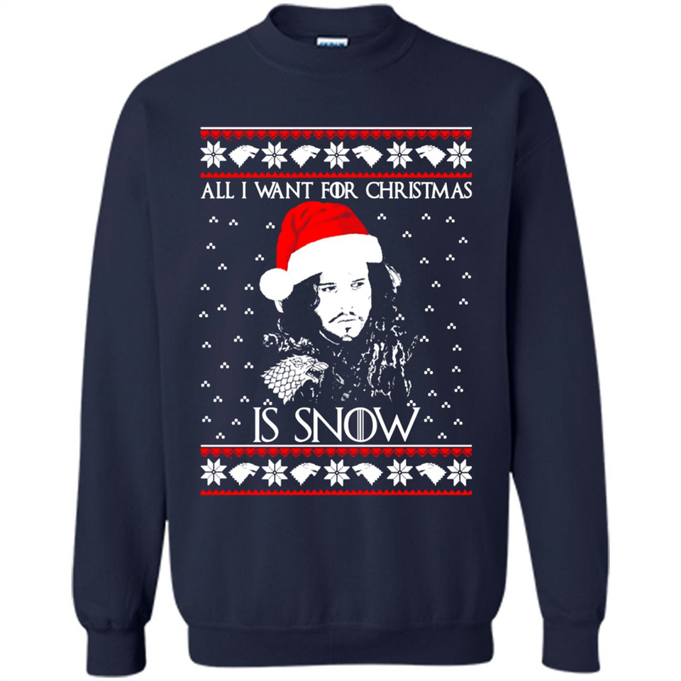 All I Want for Christmas is Snow ugly sweater PINGPONG