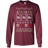 Scientific christmas ugly sweater - Long Sleeve T-Shirt