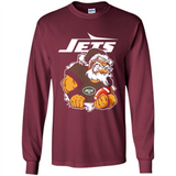 Grumpy Santa Claus Jets Football Team PINGPONG